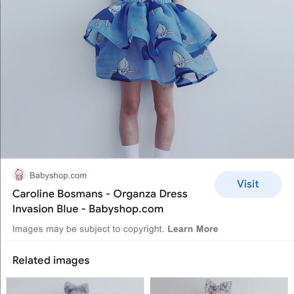 Blue Girl Dress - Picture 3 of 3